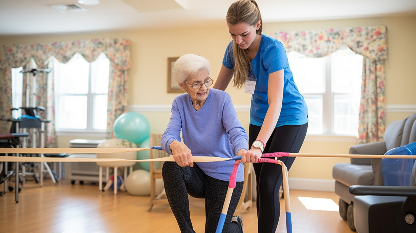 Physiotherapist providing hands-on treatment