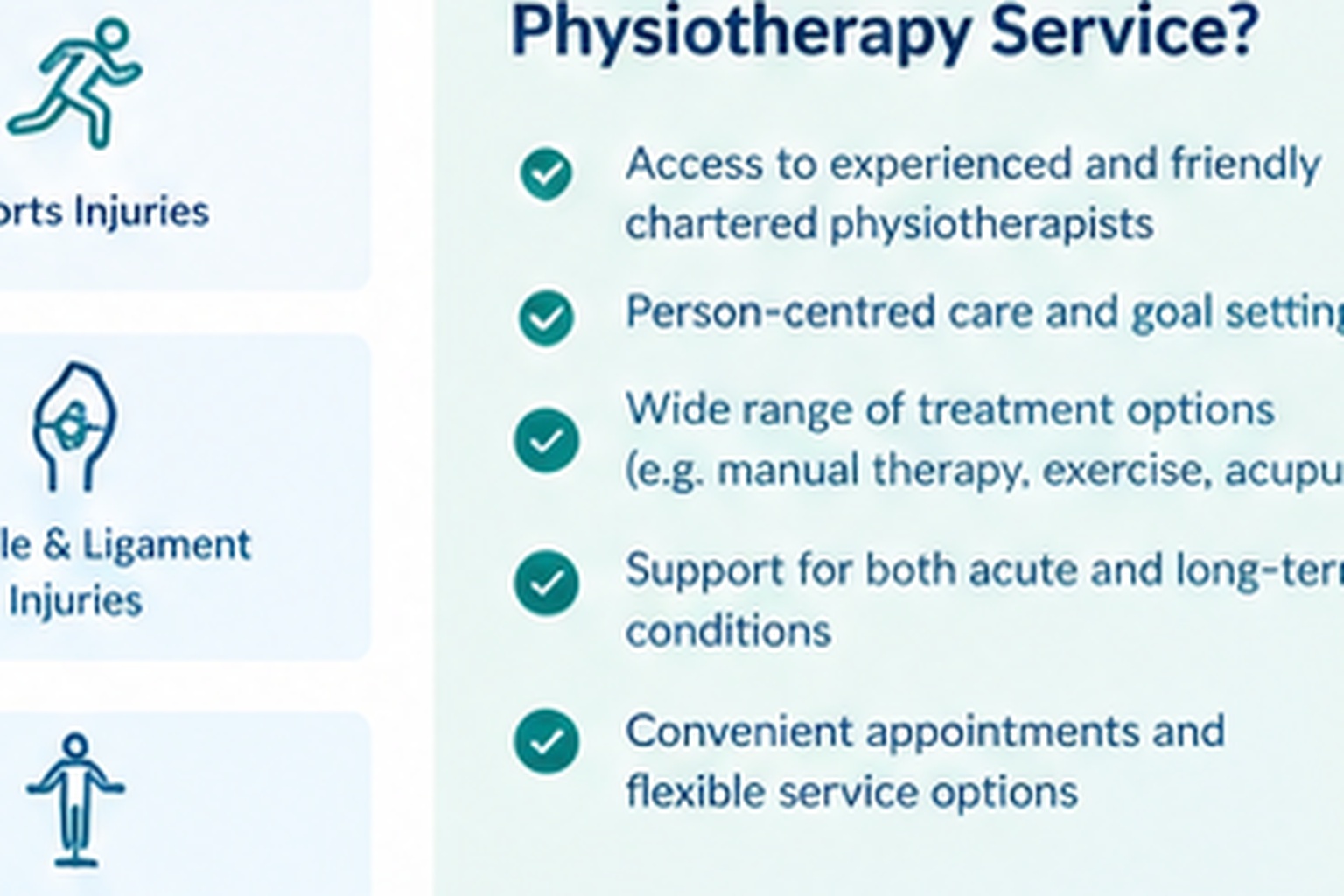 Sports rehabilitation physiotherapy